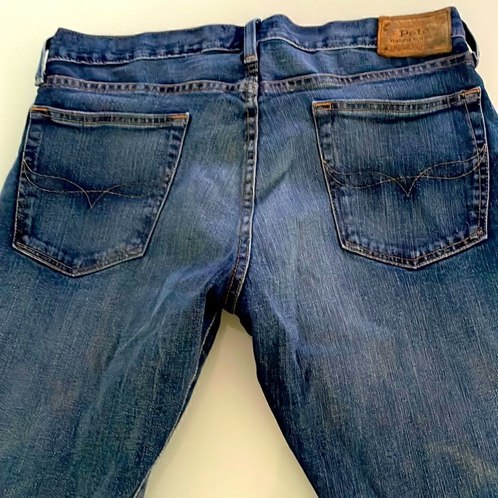 Polo jeans by Ralph Lauren 32/34 dark blue faded wash